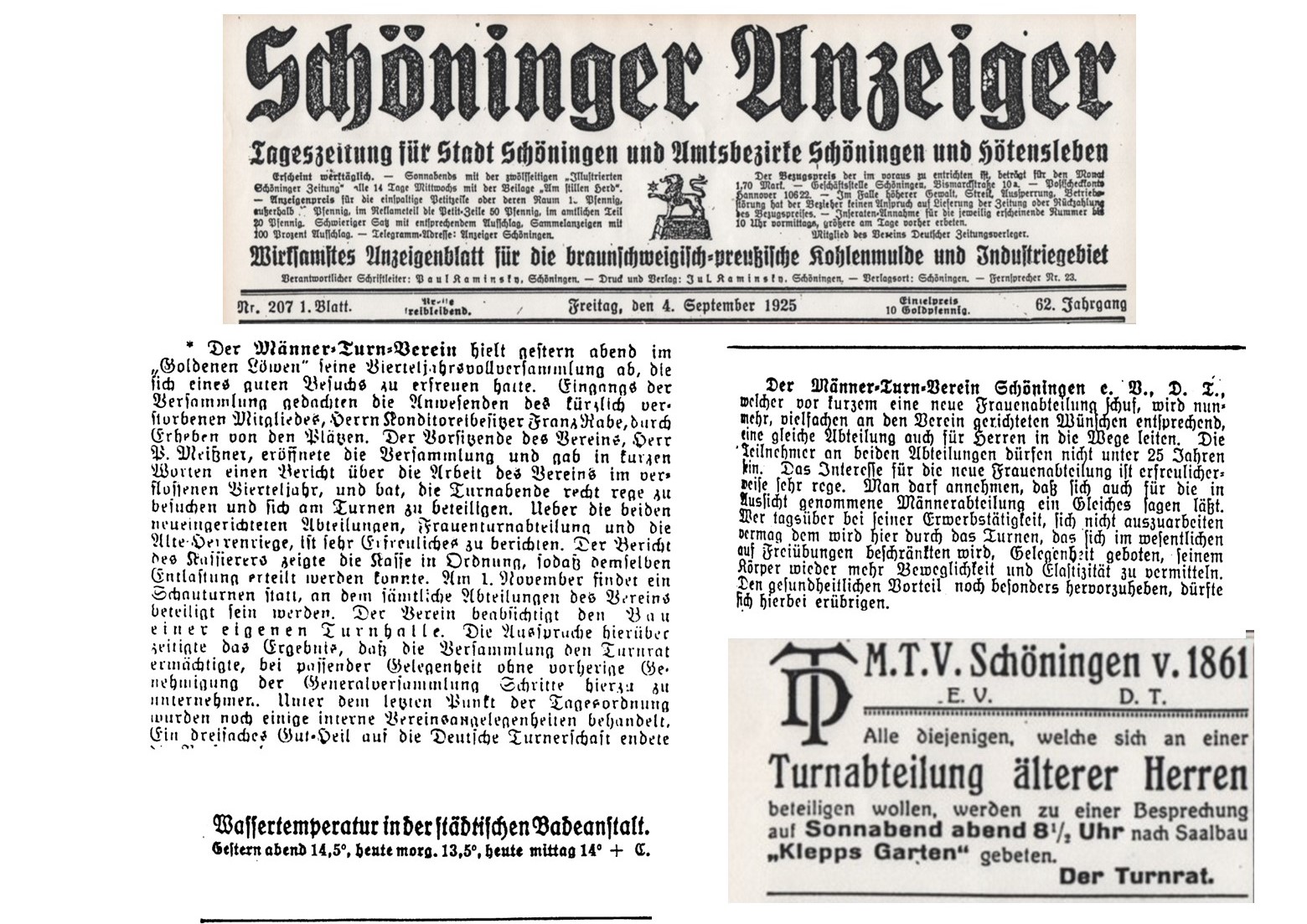 Schoeningen Anzeiger 4. 9.1925 1